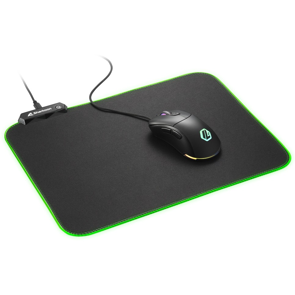 Mauspad Gaming Sharkoon with RGB Lighting / 360×270×3 mm - Zezë - Figura 5