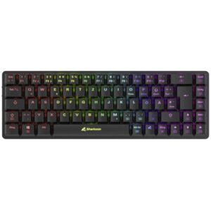 Tastierë Gaming Sharkoon PureWriter W65 / Mekanike / RGB / DE / E zezë