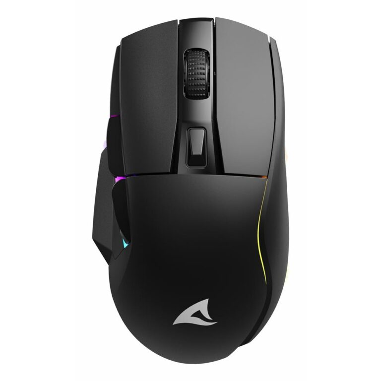 Sharkoon Maus Shark SGM50W Optisch 6 Tasten 6.400 DPI schw