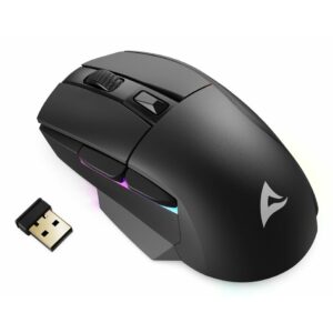 Sharkoon Maus Shark SGM50W Optisch 6 Tasten 6.400 DPI schw