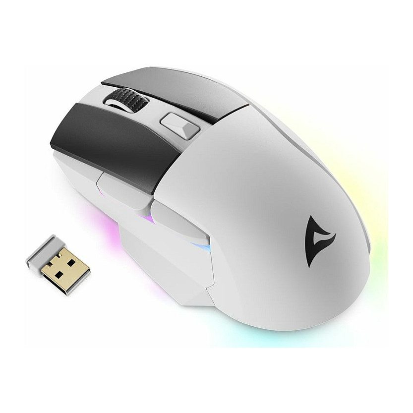 Maus Gaming Sharkoon Shark SGM50W / Optical / 6 Buttons / 6,400 DPI - Bardhë - Figura 2