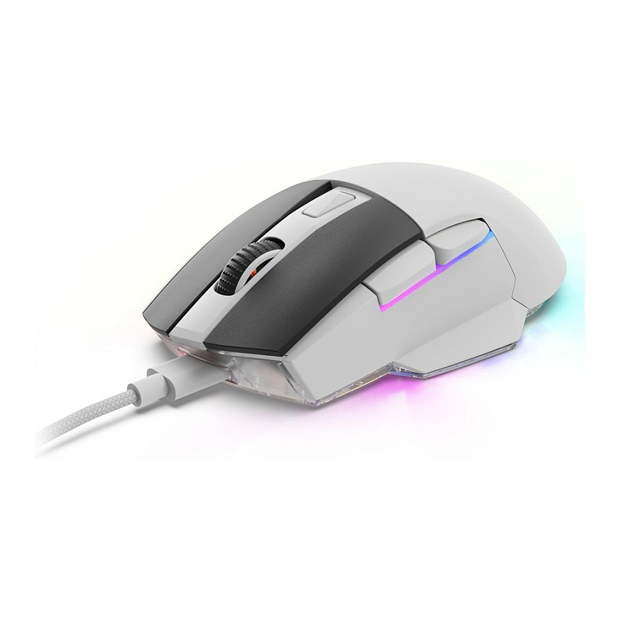 Maus Gaming Sharkoon Shark SGM50W / Optical / 6 Buttons / 6,400 DPI - Bardhë - Figura 5