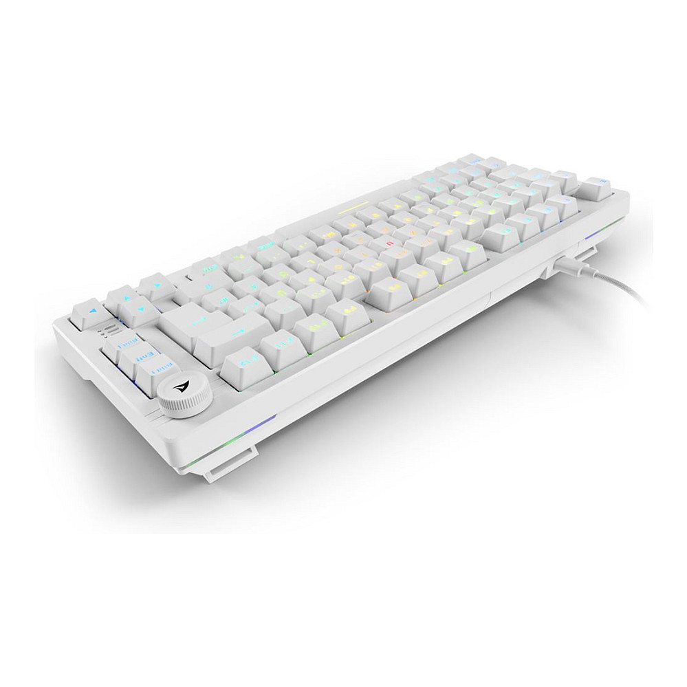 Tastierë Gaming Sharkoon Skiller SGK25 / Wired / QWERTZ / German Language – Bardhë 5