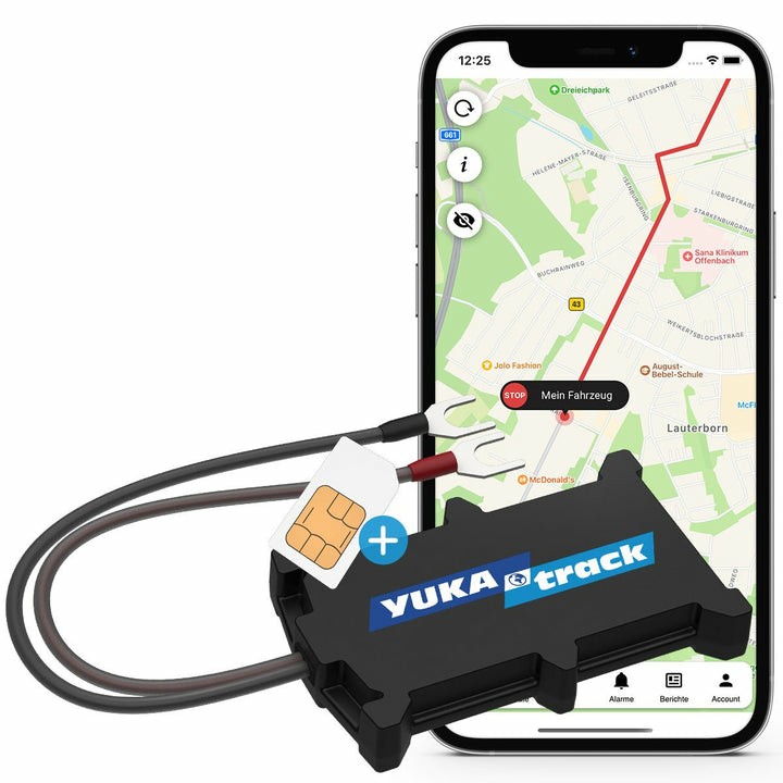 IoT YUKAtrack easyWire 2G AIO GPS Car Tracker with SIM + Data Flat