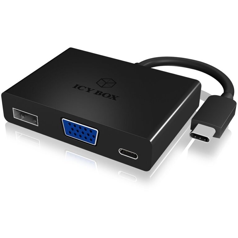 Docking station ICY BOX USB 3.0 Type-C / e zezë