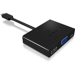Docking station ICY BOX USB 3.0 Type-C / e zezë
