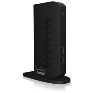 Docking Station ICY BOX IB-DK2252AC / USB-C & USB 3.0 / 2x HDMI + 2x DP / 6x USB / LAN / Audio / PD - Zezë