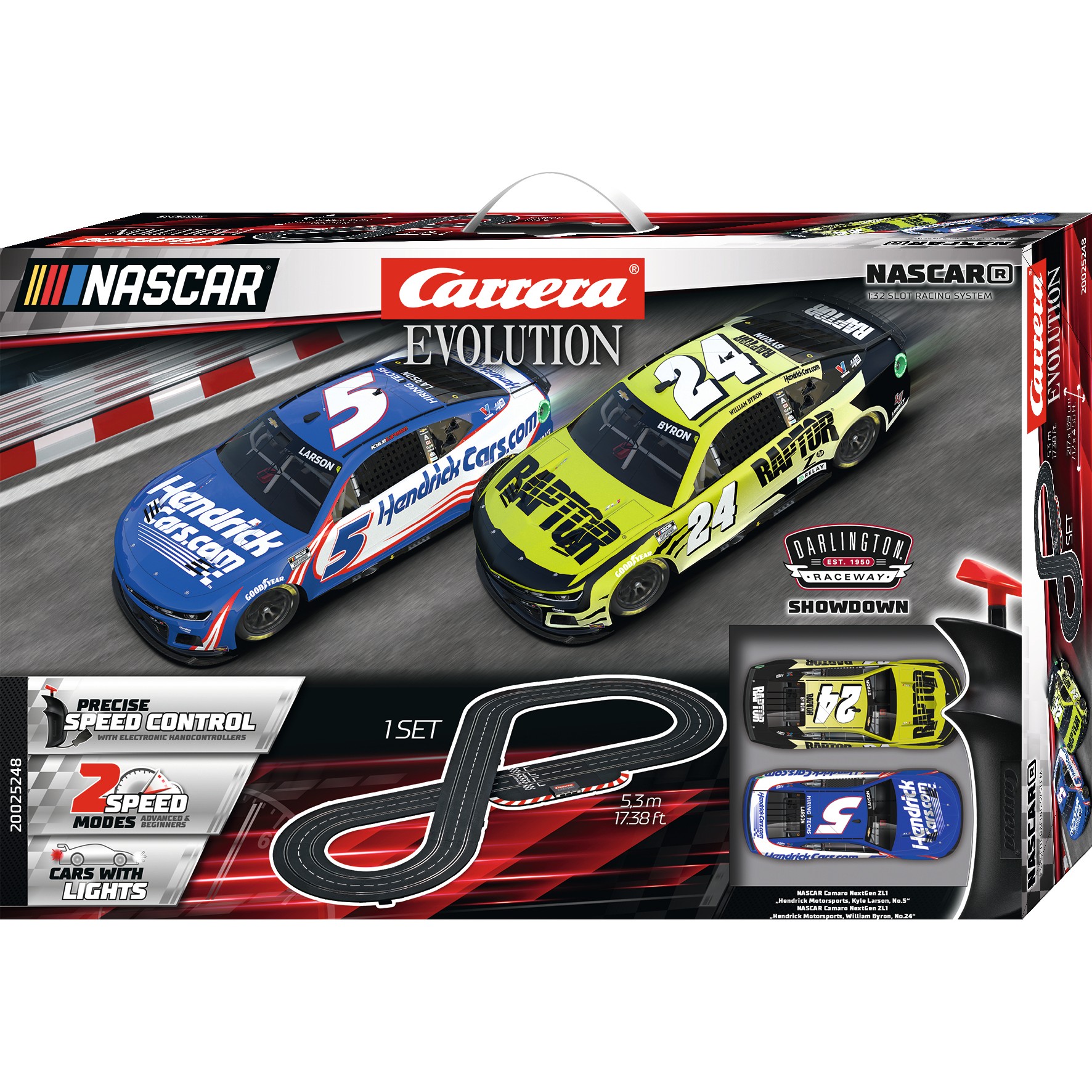 Lodra Carrera Evolution Set – NASCAR Darlington Showdown