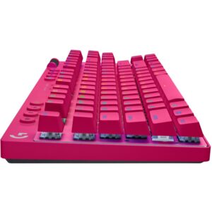 Tastierë Gaming Logitech G PRO X TKL LIGHTSPEED Wireless / QWERTY – Rozë 8