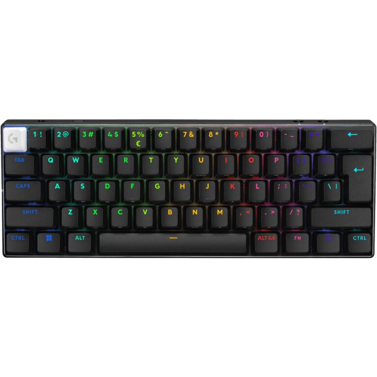 Tastierë Gaming Logitech PRO X 60 Lightspeed / 60% / TKL / RGB - Zezë
