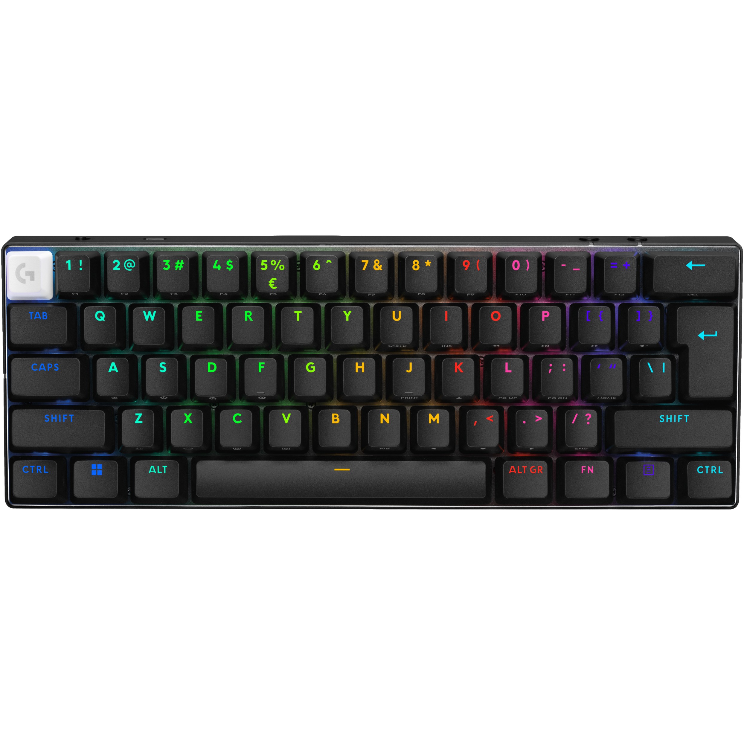 Tastierë Gaming Logitech PRO X 60 Lightspeed / 60% / TKL / RGB - Zezë