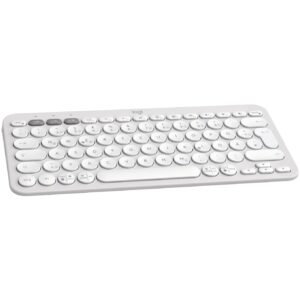 Tastierë Pa kabllo Logitech PEBBLE KEYS 2 K380S TONAL / Wireless / E bardhë