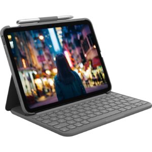 Aksesorë për tablet Tastier SLIM FOLIO për IPAD (10TH GEN) / US / Gri