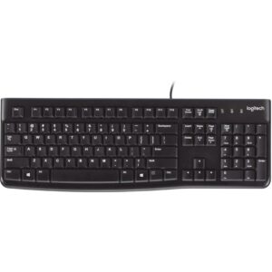 Tastierë Me kabllo Logitech K120  / QWERTY / USB  / e zezë