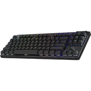 Tastierë Gaming Logitech G PRO X TKL LIGHTSPEED / mekanike / RGB / E zezë