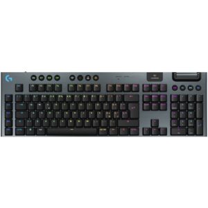 Tastierë Gaming Logitech G915 X LIGHTSPEED / RGB / Bluetooth / US / USB-C / Gri