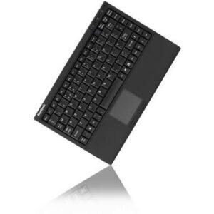 Tastierë me kabllo KeySonic ACK-540U+ Mini Wired Keyboard with Touchpad / US layout / SoftSkin - Zezë