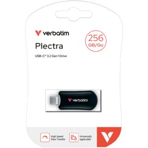 USB Flash Drive STICK 256GB Verbatim Plectra USB-C Flash Drive - e zezë