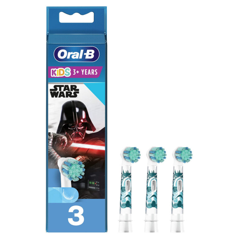 Aksesorë për furçë dhëmbësh Oral-B Kids Star Wars / 3 Pack - Blu / Bardhë