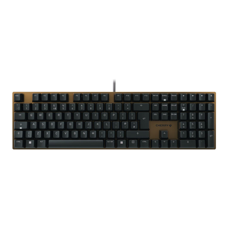 Tastierë me kabllo Cherry KC 200 MX / MX2A Silent Red / QWERTY / UK Language - Zezë