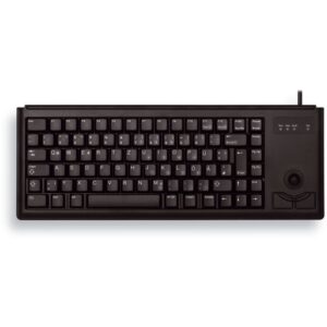 Tastierë me kabllo CHERRY G84-4400LUBGB-2 Compact Wired Keyboard with Integrated Trackball / GB layout - Zezë