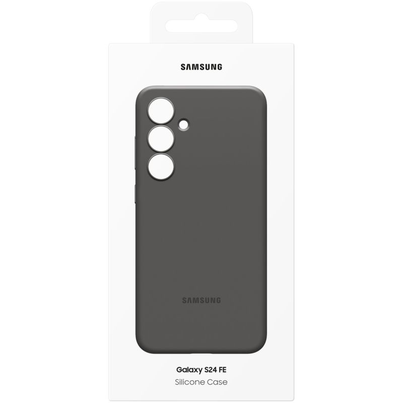 Aksesorë për telefon Samsung / Silicone Case / Galaxy S24 FE - Zezë - Figura 4