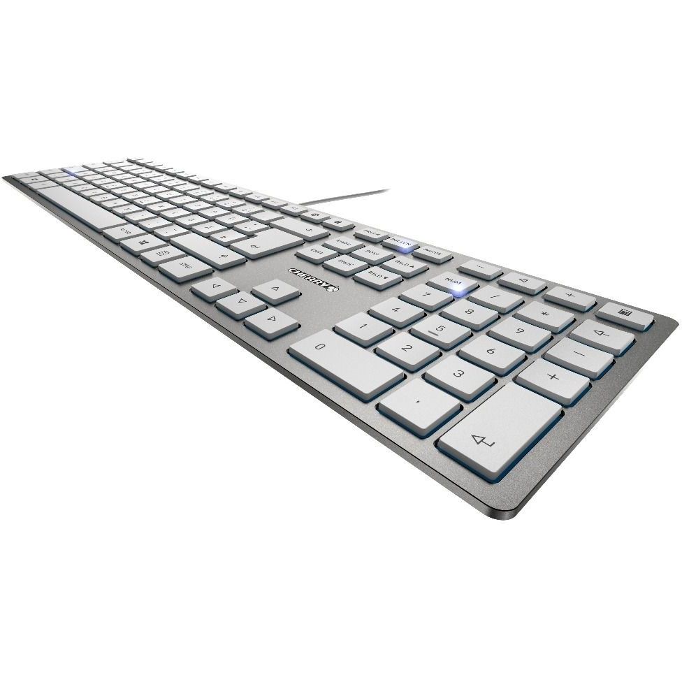 Tastierë me kabllo CHERRY KC 6000 SLIM / USB / BE-Layout - Bardhë - Figura 2