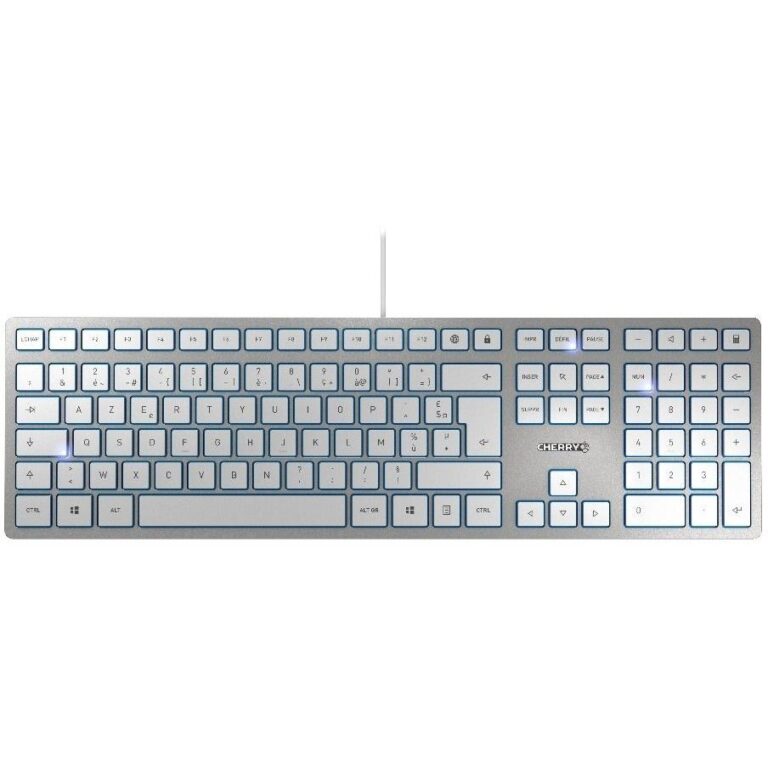 Tastierë me kabllo CHERRY KC 6000 SLIM / USB / BE-Layout - Bardhë