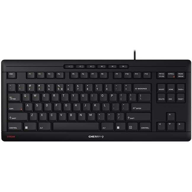 Tastierë me kabllo CHERRY STREAM TKL / QWERTZ - Zezë