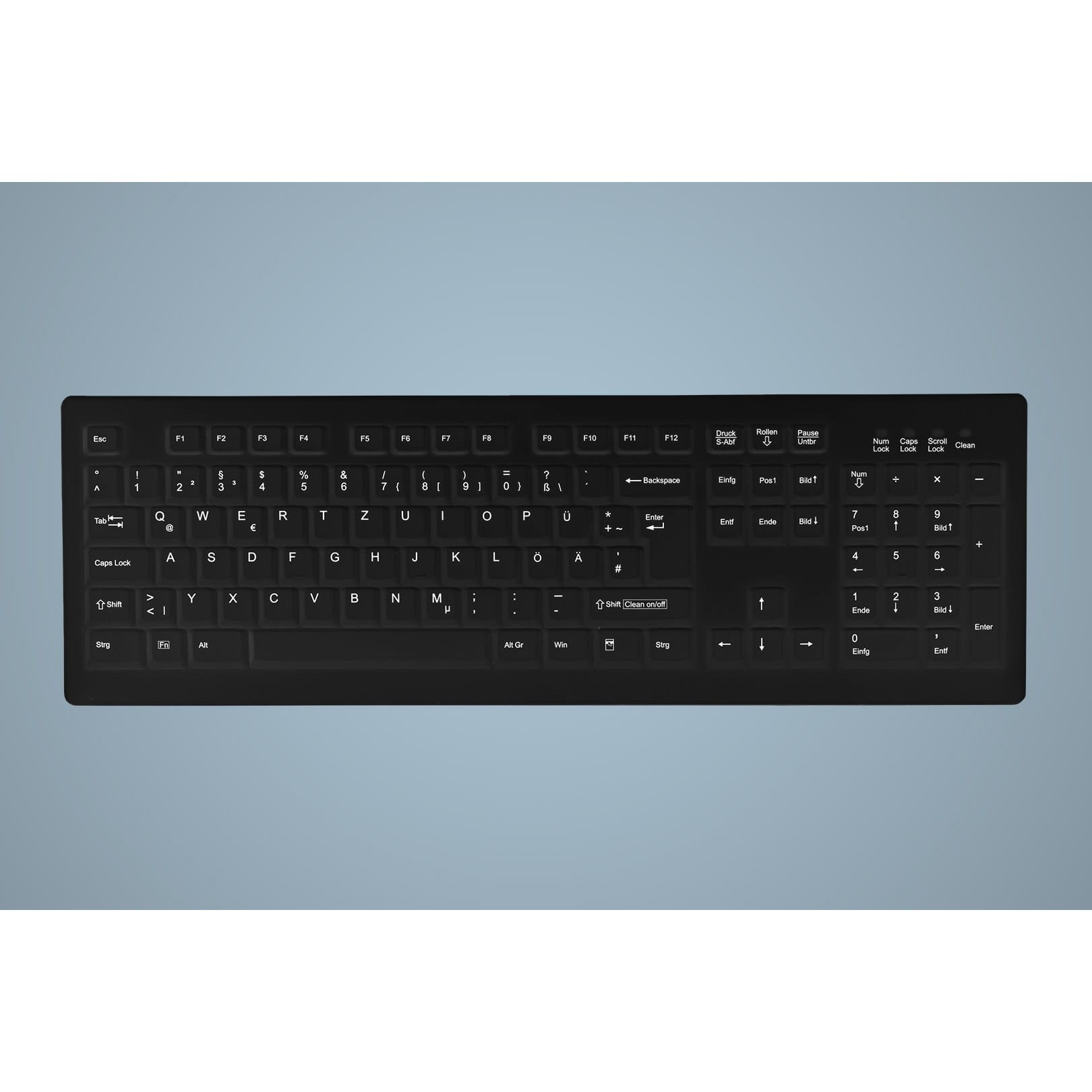 Tastierë me kabllo CHERRY ACTIVE KEY Desktop / P68 / QWERTY - Zezë