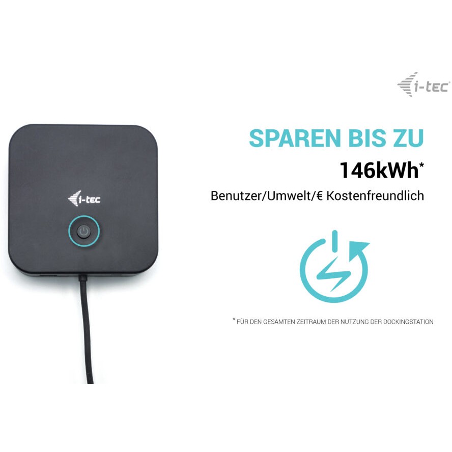 Docking Station I-TEC USB-C / HDMI + 2x DisplayPort / PD / LAN / USB - Metalik - Figura 4