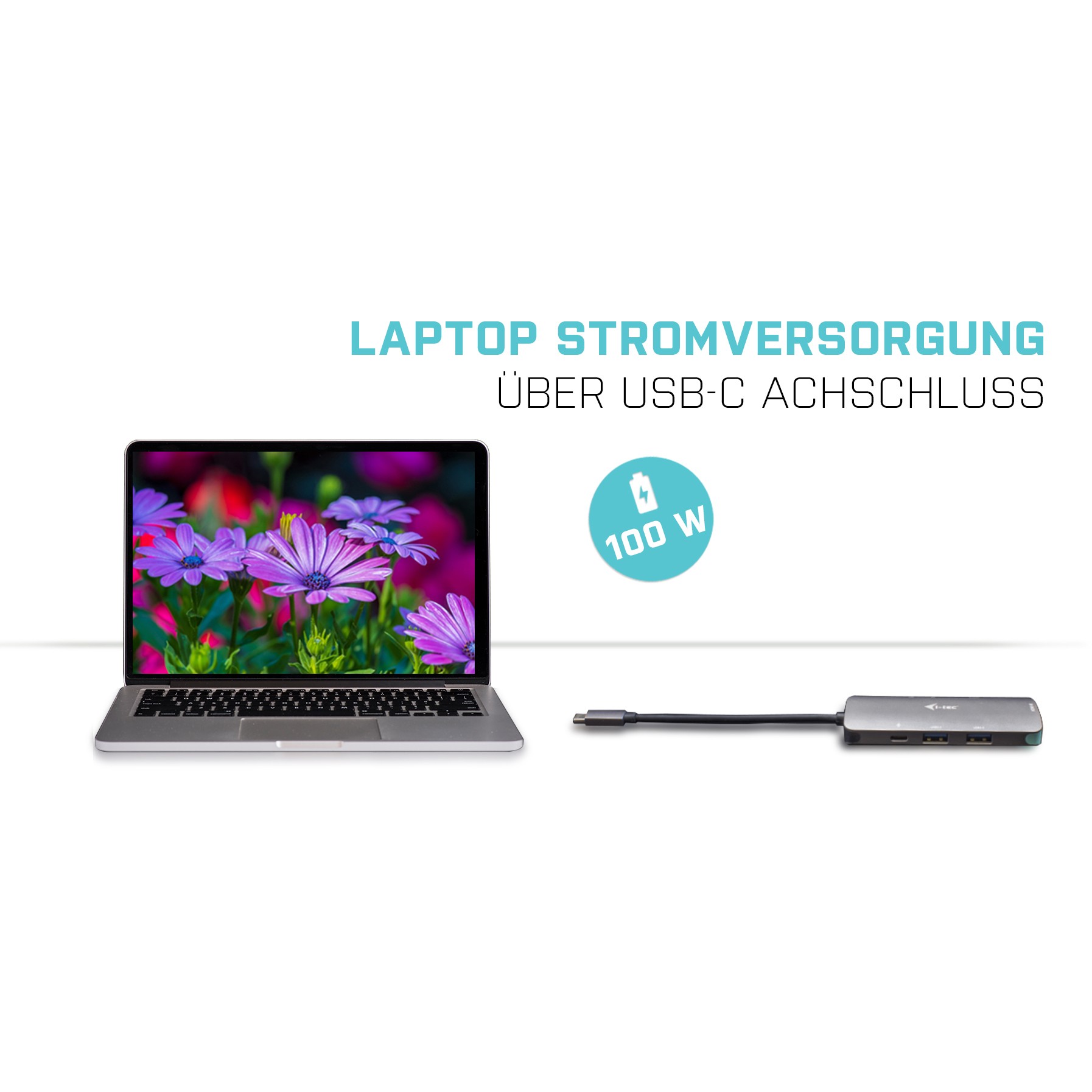 Docking Station I-TEC USB-C Nano / 4K HDMI / PD / LAN / USB - Argjend - Figura 3