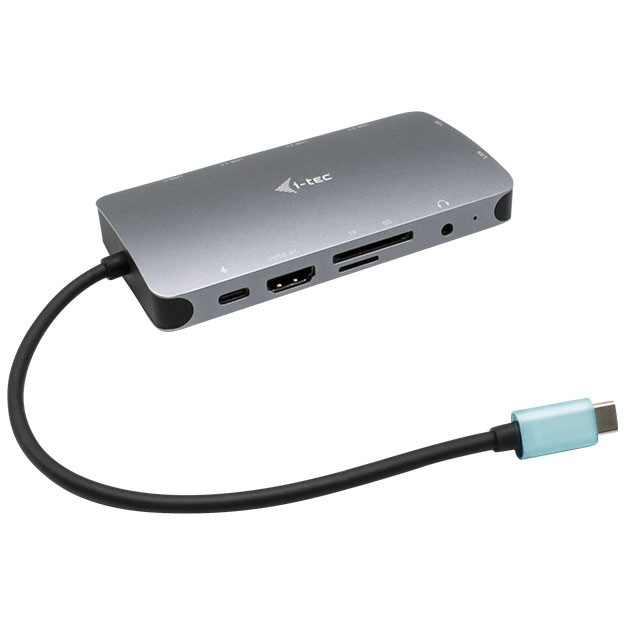Docking Station I-TEC USB-C Nano / HDMI & VGA / PD / LAN / USB - Argjend