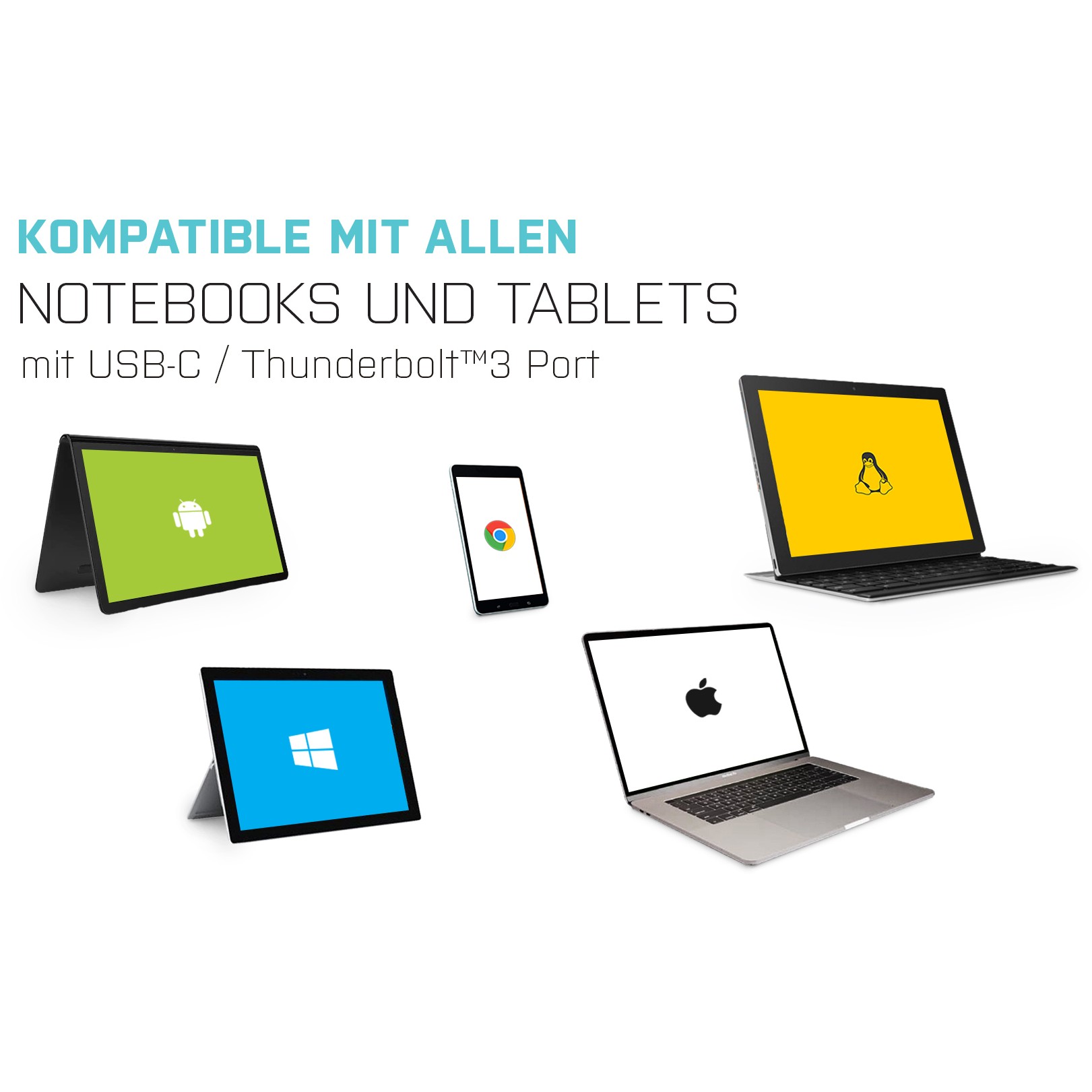 Docking Station I-TEC USB-C Nano / HDMI & VGA / PD / LAN / USB - Argjend - Figura 3