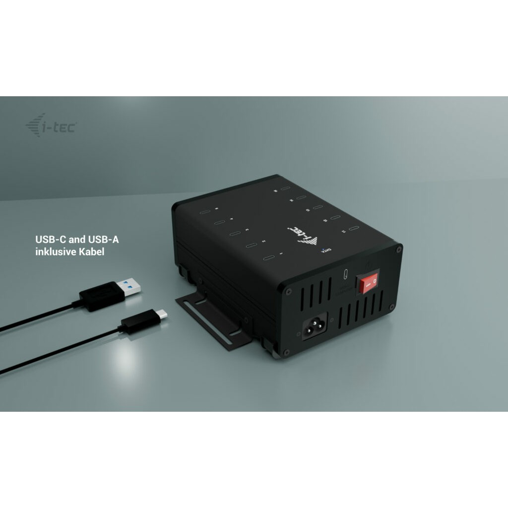 Hub I-TEC USB-C / 10 Porta / USB 3.2 Gen 1 / Charging - Metalik - Figura 2