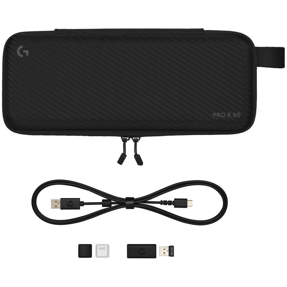 Tastierë Gaming Logitech PRO X 60 / LIGHTSPEED Wireless / RGB / Mekanike / QWERTY - Zezë - Figura 4