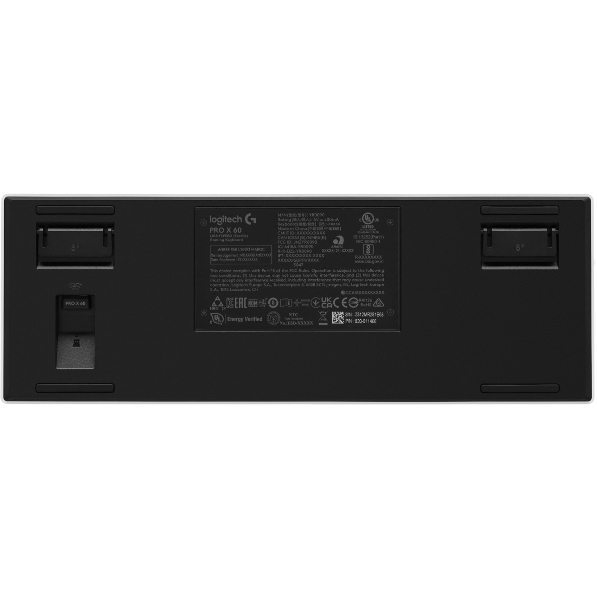 Tastierë Gaming Logitech PRO X 60 / LIGHTSPEED Wireless / RGB / Mekanike / QWERTY - Bardhë - Figura 5