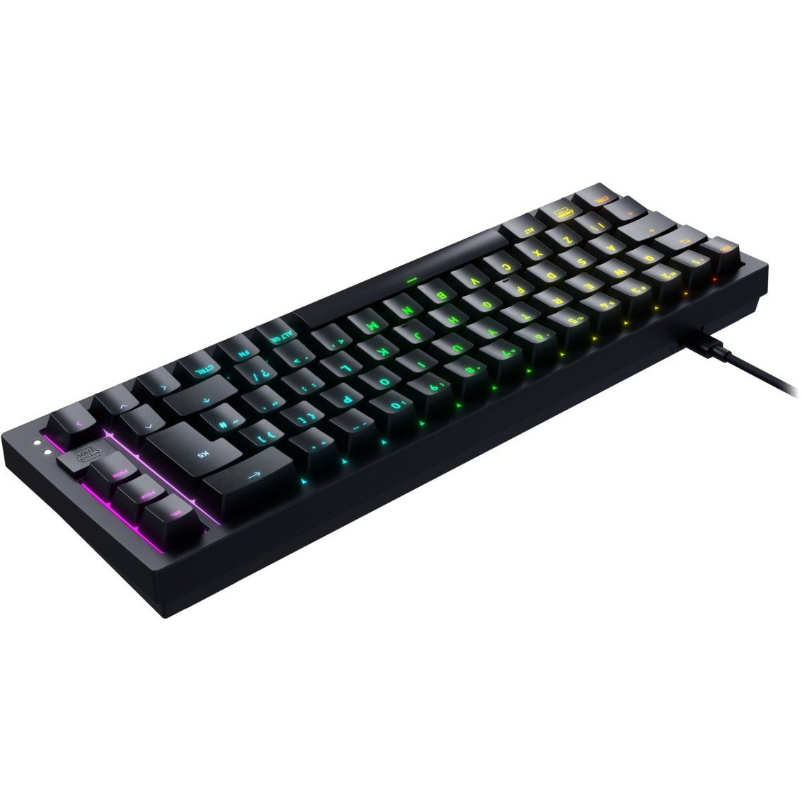 Tastierë Gaming CHERRY XTRFY K5V2 / Me kabllo / MX Red / US-Layout - Zezë - Figura 2