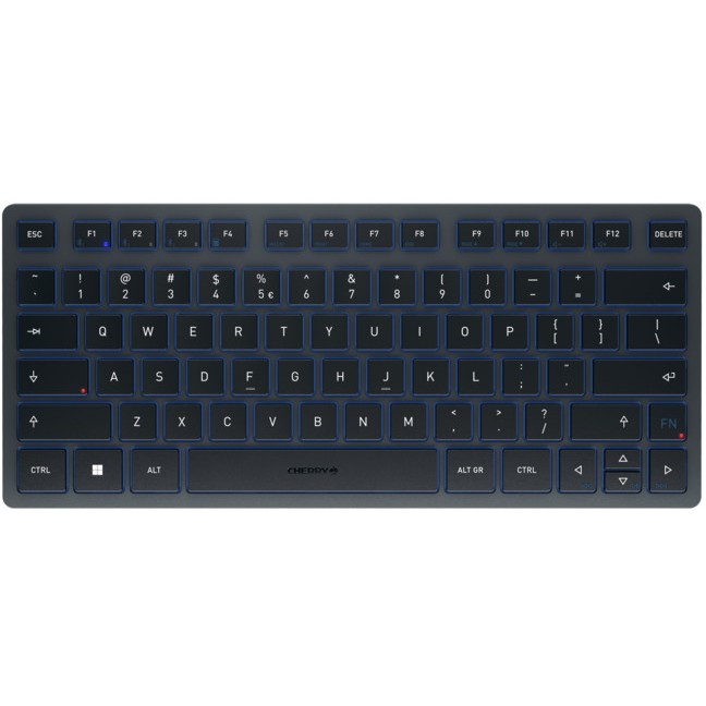 Tastierë pa kabllo CHERRY KW 7100 MINI BT / Bluetooth / QWERTZ - Blu e mbyllur