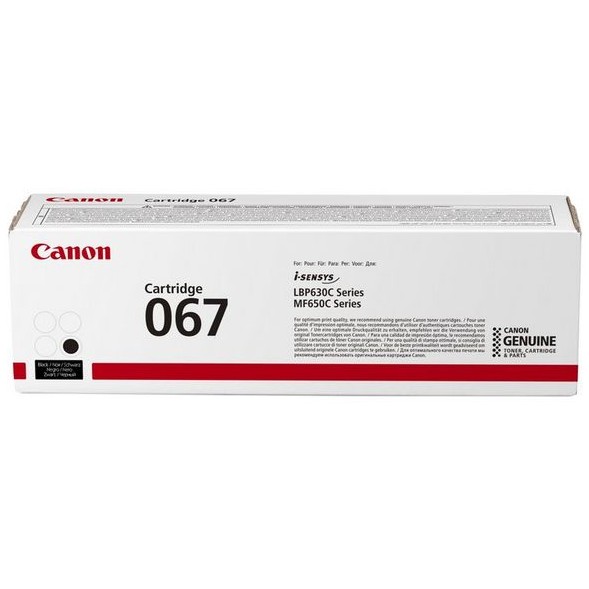 Toner Original Canon 067 Cartridge / 1,350 faqe – LBP633Cdw - Zezë