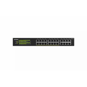 Switch NETGEAR 24x GE GS324P-100EUS PoE+ / E zezë
