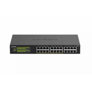 Switch NETGEAR 24x GE GS324P-100EUS PoE+ / E zezë