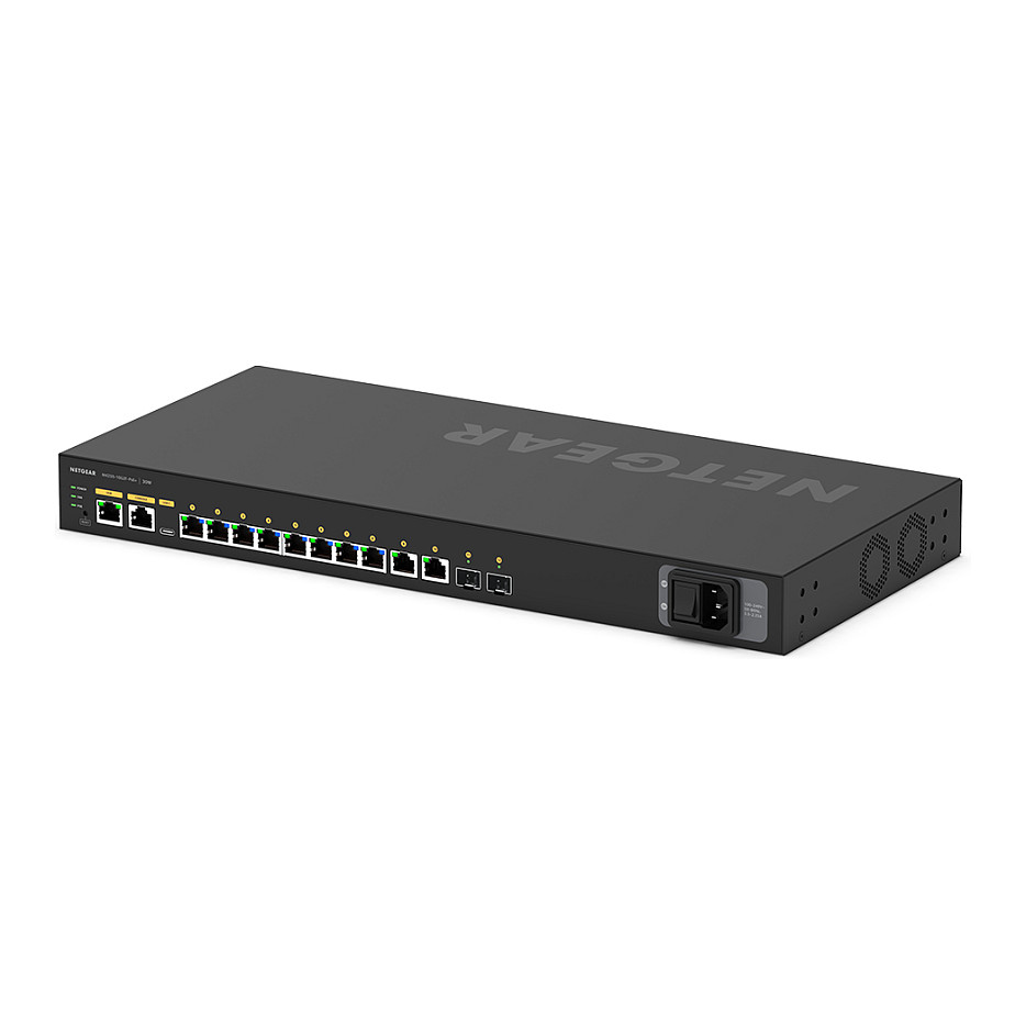 NETGEAR M4250 GSM4212P-100EUS AV Line Managed Switch 8-Port Gigabit PoE+ with 2x SFP Uplink | 125W AV Network Switch 2