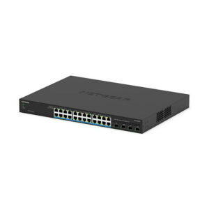 NETGEAR MS324TXUP-100EUS 24-Port Multi-Gigabit 2.5G PoE++ Managed Switch with 4x 10G SFP+ Uplink | 720W Ultra60 PoE Enterprise AV/Network Switch 8