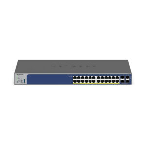 NETGEAR GS728TXP-300EUS Smart Managed 24-Port Gigabit PoE+ Switch with 4x 10G SFP+ Uplink | 195W PoE Budget Layer 2/3 Lite Enterprise Switch 8