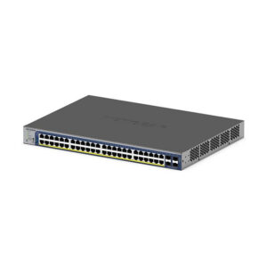 NETGEAR GS752TXP-300EUS 48-Port Gigabit Smart Managed Switch with 4x 10G SFP+ Uplink | PoE+ 380W Stackable Enterprise Network Switch 8