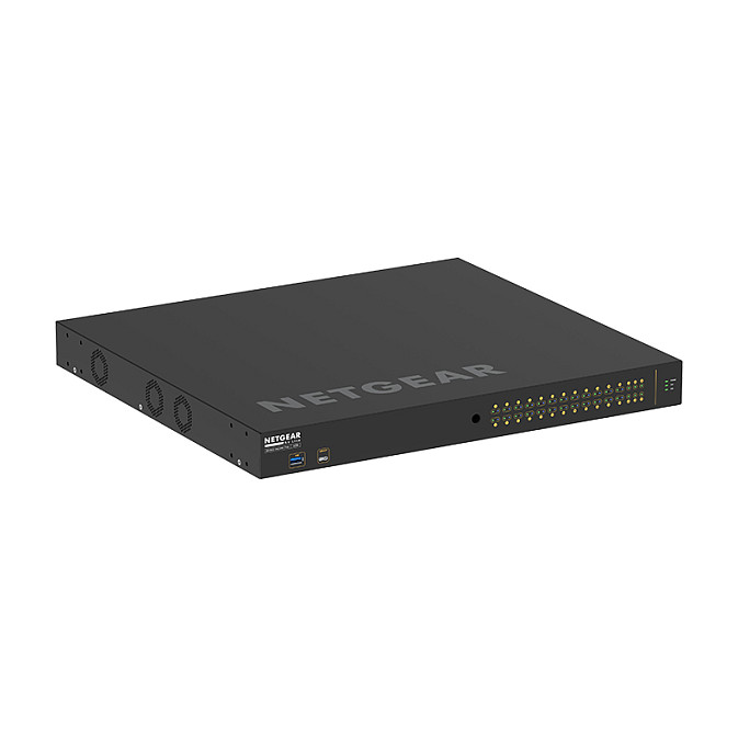 NETGEAR M4250-26G4XF-POE+ AV Line Managed Switch 24-Port Gigabit PoE+ with 4x SFP+ Uplink | 480W PoE Budget, Layer 2/3 AV Network Switch 3
