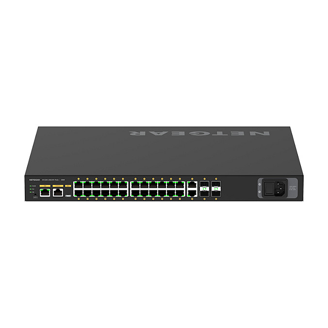 NETGEAR M4250-26G4XF-POE+ AV Line Managed Switch 24-Port Gigabit PoE+ with 4x SFP+ Uplink | 480W PoE Budget, Layer 2/3 AV Network Switch 5