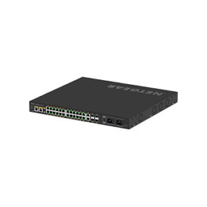NETGEAR M4250-26G4F-POE++ AV Line Managed Switch 24-Port 1G PoE++ with 4x SFP (1G) | 1440W PoE Budget, Layer 2/3 AV Network Switch