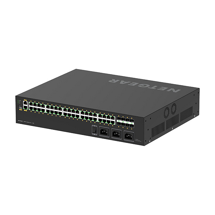 Netgear M4250-40G8XF-PoE++ AV Line Managed 40-Port Gigabit PoE++ Switch me 8x 10G SFP+ 2880W Rackmount 2U 4